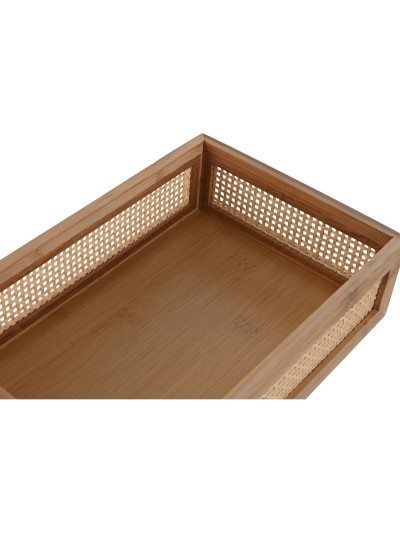 Snack tray Home ESPRIT Natural 26 x 17 x 7 cm