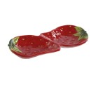Snack tray Home ESPRIT Red Modern 26 x 12,5 x 3,5 cm