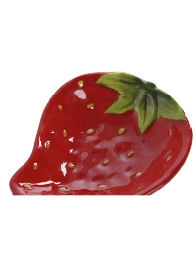 Bandeja de Aperitivos Home ESPRIT Rojo Moderno 26 x 12,5 x 3,5 cm