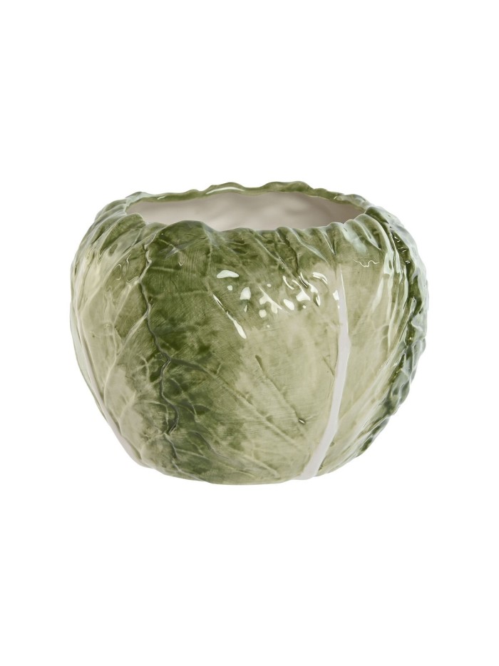 Bowl Home ESPRIT Green Stoneware 19,5 x 19,5 x 14 cm