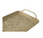 Set of trays Home ESPRIT Golden Modern 48,5 x 30 x 8 cm (2 Units)