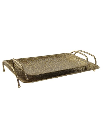 Jeux de plateaux Home ESPRIT Doré Moderne 48,5 x 30 x 8 cm (2 Unités)
