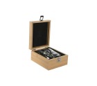 Set de Whisky Home ESPRIT Natural Bambú Cristal