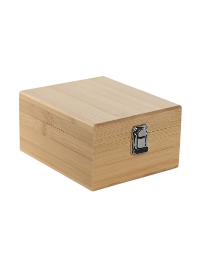 Set de Whisky Home ESPRIT Natural Bambú Cristal