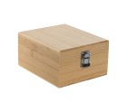 Set de Whisky Home ESPRIT Natural Bambú Cristal