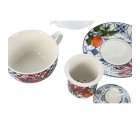 Tetera Home ESPRIT Azul Blanco Cristal Porcelana (2 Unidades)
