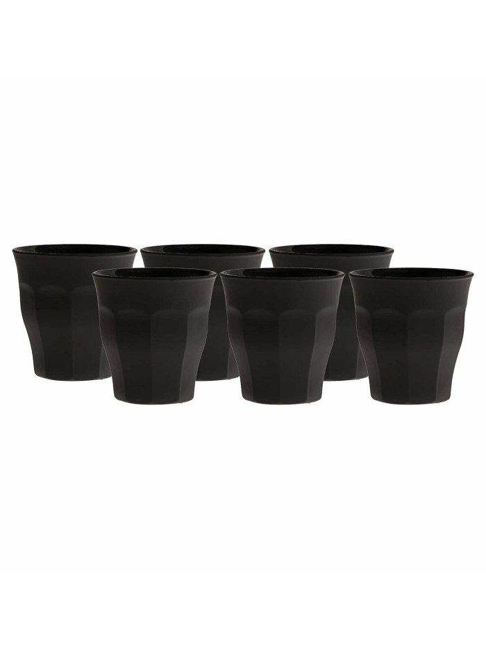 Vaso Picardie Negro (6 piezas) – Reacondicionado