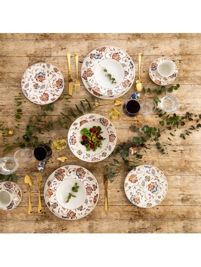 Tableware Queen´s By Churchill Jacobean Multicolour Ceramic 12 Pieces