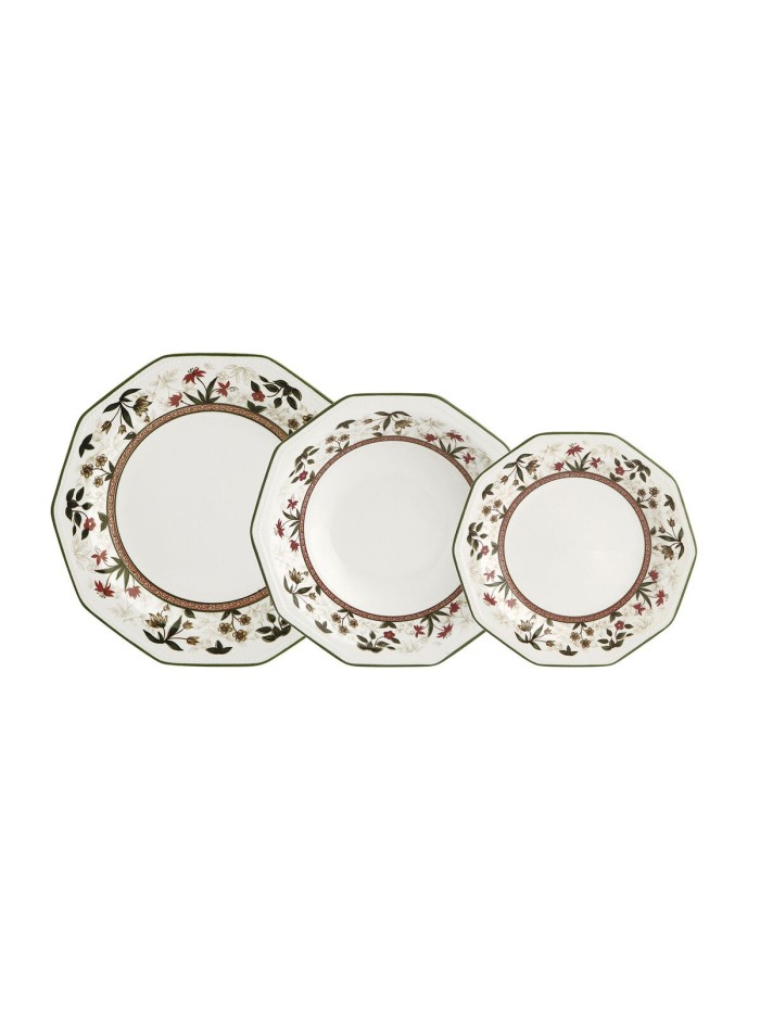 Tableware Queen´s By Churchill Assam Multicolour Ceramic 12 Pieces