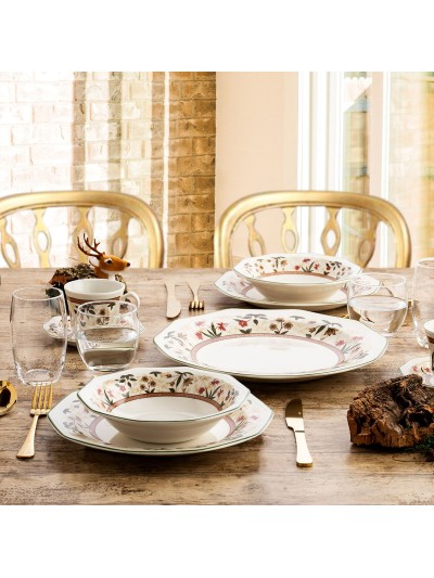 Tableware Queen´s By Churchill Assam Multicolour Ceramic 12 Pieces