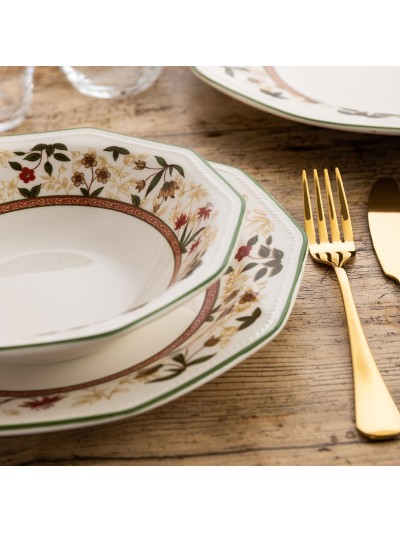 Tableware Queen´s By Churchill Assam Multicolour Ceramic 12 Pieces