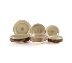 Tableware Quid Vita Natura Green Ceramic 18 Pieces