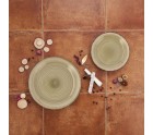 Tableware Quid Vita Natura Green Ceramic 18 Pieces