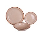 Set de Vajilla Home ESPRIT Azul Verde Multicolor Rosa Ambar Gres 26,5 x 26,5 x 3 cm 27,5 x 27,5 x 3 cm 18 Piezas