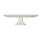 Flat Plate Home ESPRIT Transparent Golden Crystal 33 x 33 x 9,4 cm