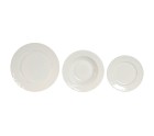 Set de Vajilla Home ESPRIT Blanco Porcelana 27 x 27 x 2 cm 18 Piezas