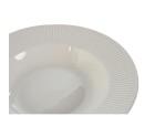 Assiettes Home ESPRIT Blanc Porcelaine Rayures 27 x 27 x 2 cm 18 Pièces