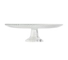 Plato Llano Home ESPRIT Transparente Cristal 26 x 26 x 8 cm