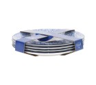 Service de vaisselle Home ESPRIT Bleu Blanc Porcelaine 27 x 27 x 2 cm