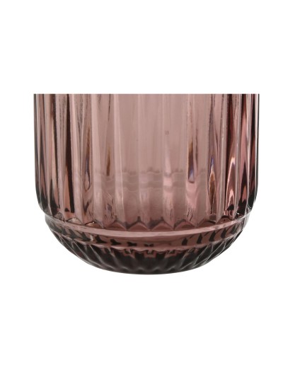 Set de Vasos Home ESPRIT Rosa Cristal (6 Unidades)