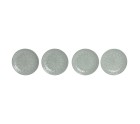 Set de Platos Home ESPRIT Verde Gres Mandala Árabe 19,8 x 19,8 x 2 cm
