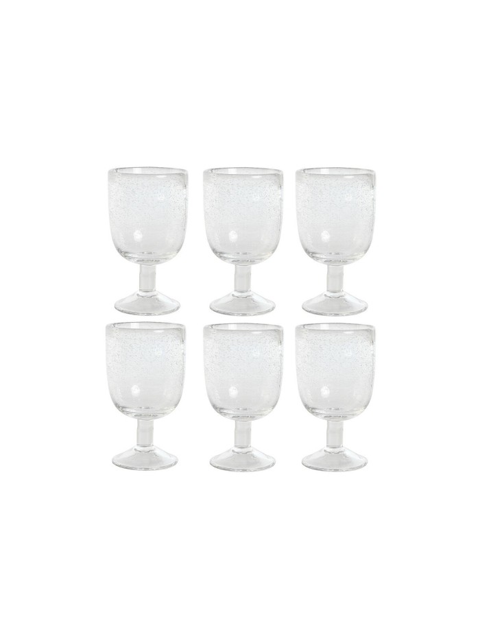 Set de Copas Home ESPRIT Transparente Cristal 300 ml 8 x 8 x 14 cm (6 Unidades)