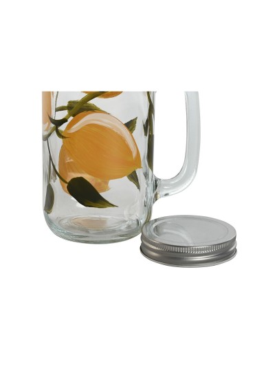 Pichet Home ESPRIT Jaune Acier inoxydable Verre