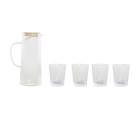 Set de Vasos Home ESPRIT Transparente Polipropileno Vidrio de Borosilicato 245 ml