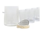 Set de Vasos Home ESPRIT Transparente Polipropileno Vidrio de Borosilicato 245 ml