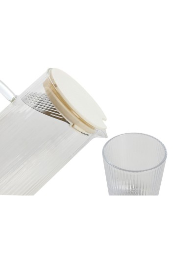 Set of glasses Home ESPRIT Transparent polypropylene Borosilicate Glass 245 ml