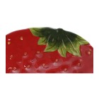 Plato Home ESPRIT Rojo Gres Moderno 23,5 x 18 x 4,5 cm