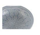 Set de Platos Home ESPRIT Azul Gres Mandala Árabe 18,2 x 18,2 x 5,5 cm