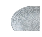 Set de Platos Home ESPRIT Azul Gres Mandala Árabe 19,5 x 19,5 x 2 cm
