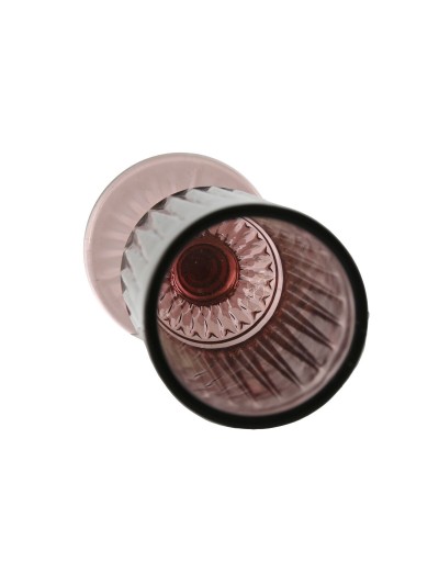 Set of cups Home ESPRIT Pink Crystal 6 x 6 x 18,4 cm (6 Units)