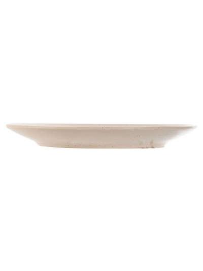 Flat Plate Home ESPRIT White Beige Stoneware Traditional 20 x 20 x 2,5 cm