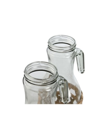 Jug Home ESPRIT Natural Crystal Fibre (2 Units)