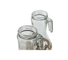 Jarra Home ESPRIT Natural Cristal Fibra (2 Unidades)