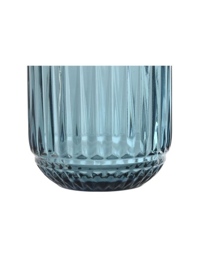 Set de Vasos Home ESPRIT Azul Cristal (6 Unidades)