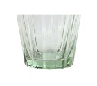 Set of glasses Home ESPRIT Green Crystal 280 ml (6 Units)