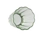 Set of glasses Home ESPRIT Green Crystal 280 ml (6 Units)