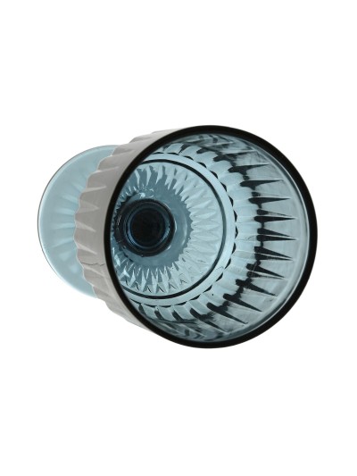 Set of cups Home ESPRIT Blue Crystal 8,8 x 8,8 x 16,3 cm (6 Units)