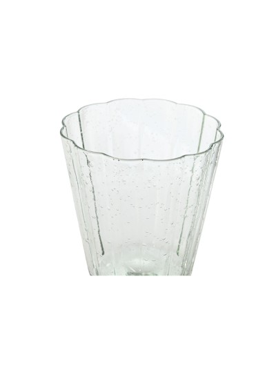 Set de Copas Home ESPRIT Verde Cristal 9 x 9 x 17,8 cm (6 Unidades)