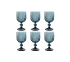 Set de Verres Home Esprit Bleu (6 unités) - 8 x 8 x 14,5 cm