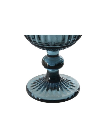Set de Vasos Home Esprit Azul (6 unidades) - 8 x 8 x 14,5 cm