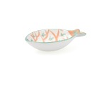 Bol para Aperitivos Quid Kaleido Blanco Cerámica 14 x 9 x 3 cm (4 Unidades)