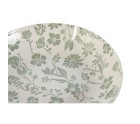 Dinnerware Set Home ESPRIT White Green Porcelain Floral 27 x 27 x 2 cm 18 Pieces