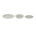 Set de Vajilla Home ESPRIT Blanco Verde Porcelana Floral 27 x 27 x 2 cm 18 Piezas