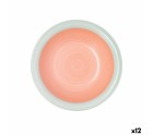 Plato Hondo Quid Kaleido Verde Coral Cerámica Ø 21,5 cm (12 Unidades)