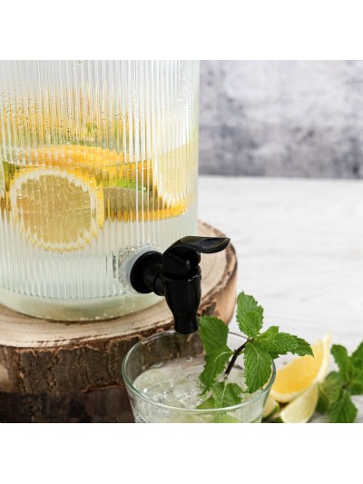 Drinks dispenser Quid Maison Transparent Glass 4 L (4 Units)