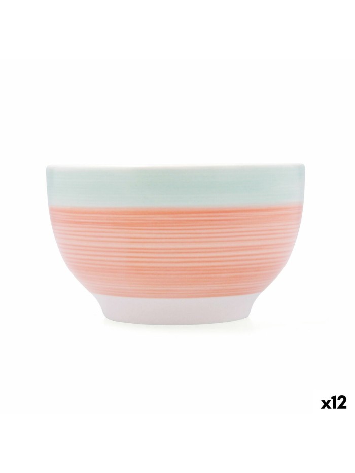 Snack Bowl Quid Kaleido Green Coral Ceramic (12 Units)